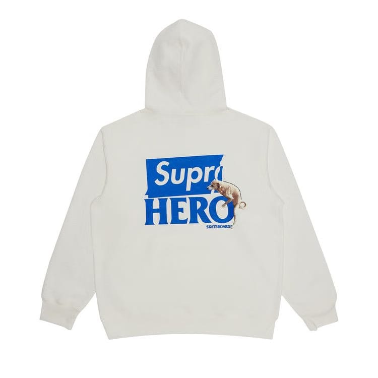 Supreme x ANTIHERO Hoodie White