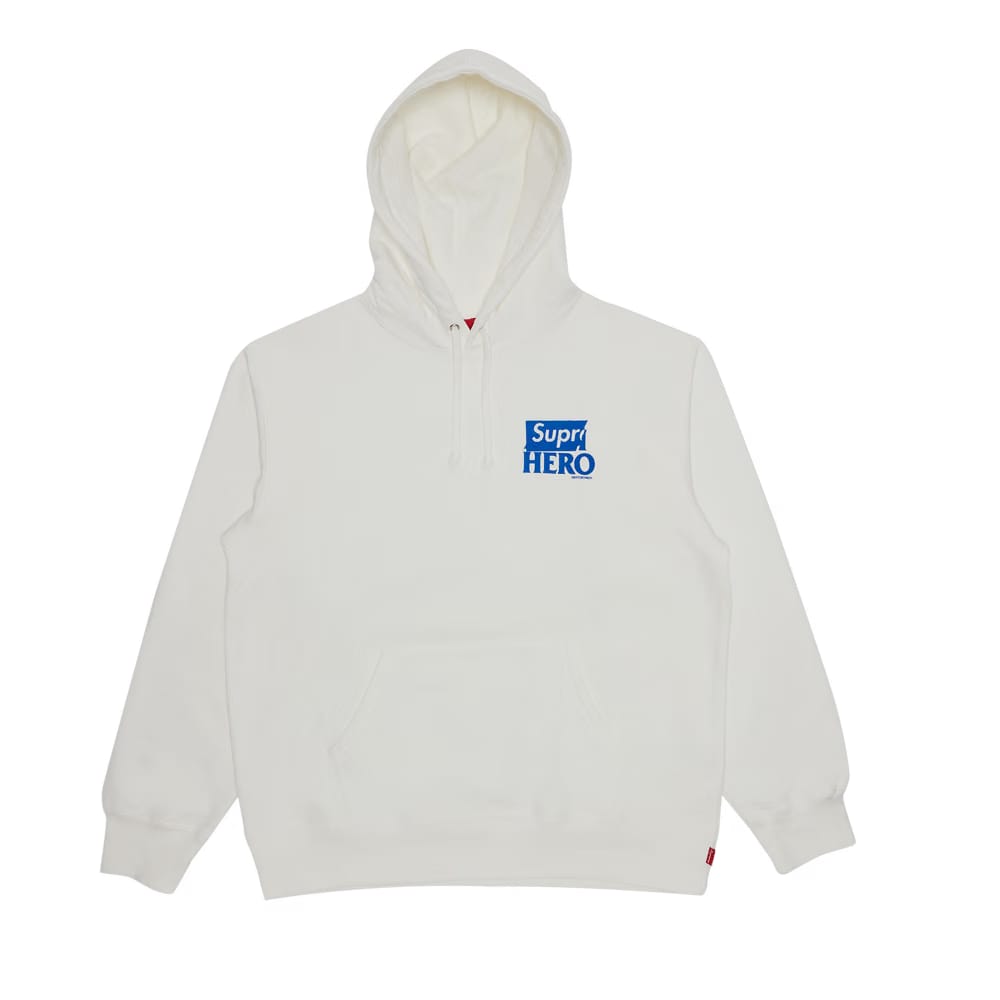 Supreme x ANTIHERO Hoodie White