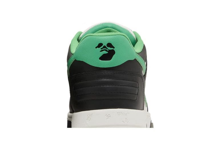 OFF-WHITE Out Of Office OOO Low Tops Black Green