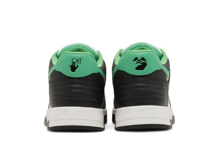 OFF-WHITE Out Of Office OOO Low Tops Black Green