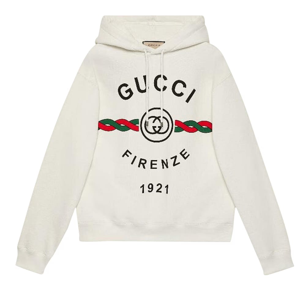 Gucci Firenze 1921 Hoodie White