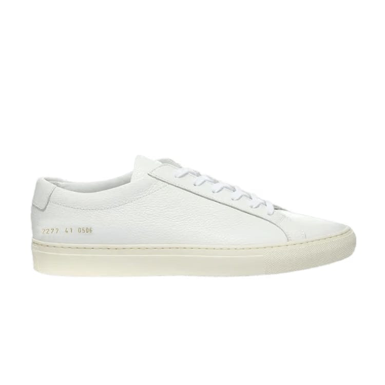 Common Projects Achilles Pebbled Low White