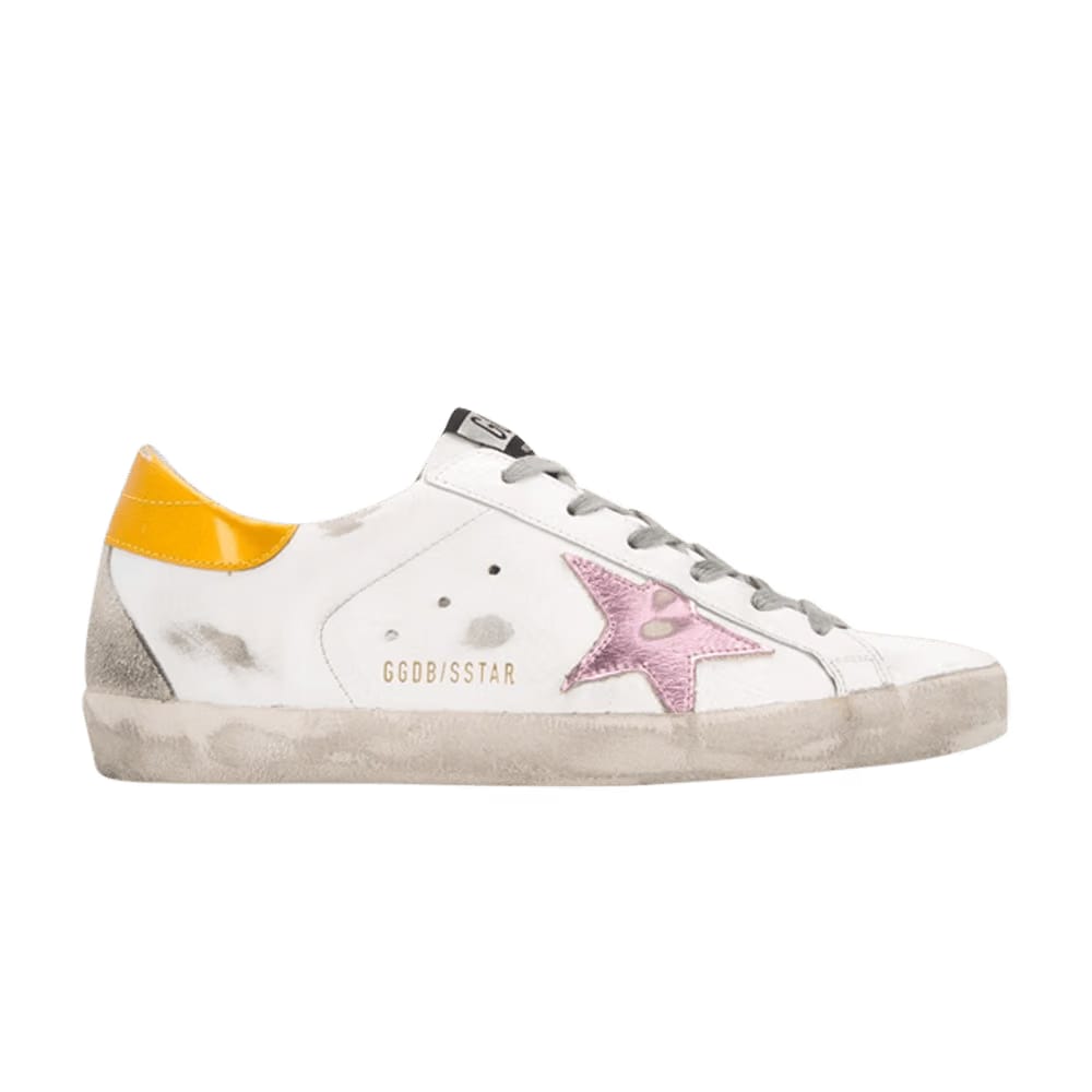 Golden Goose Wmns Superstar 'White Metallic Pink Gold'