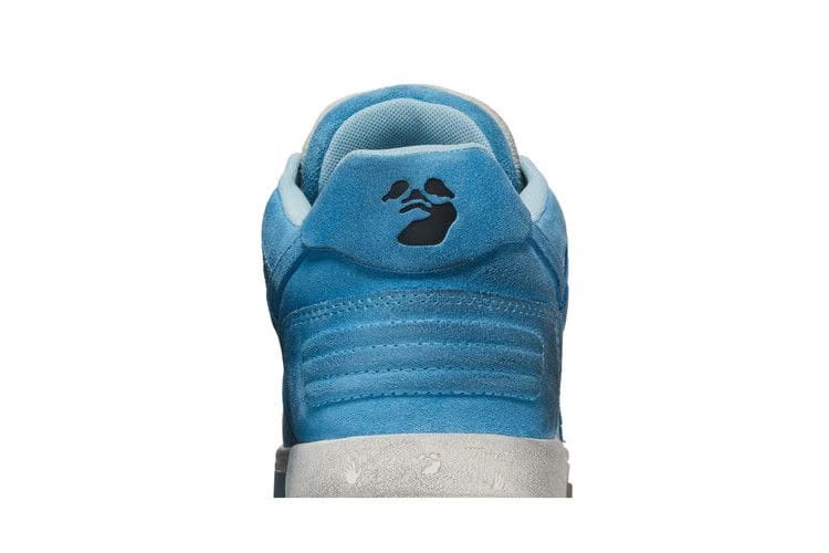 Off-White Out of Office White Light Blue Suede