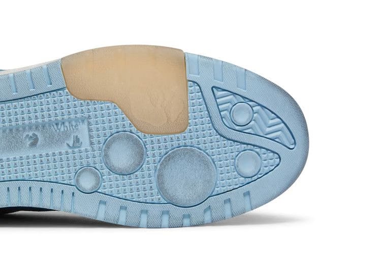 Off-White Out of Office White Light Blue Suede