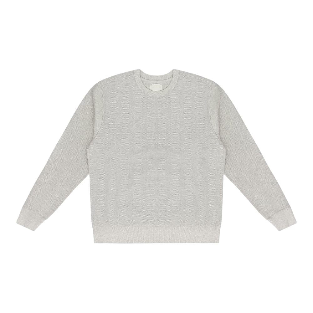 Aimé Leon Dore Herringbone Terry Sweatshirt Off-White
