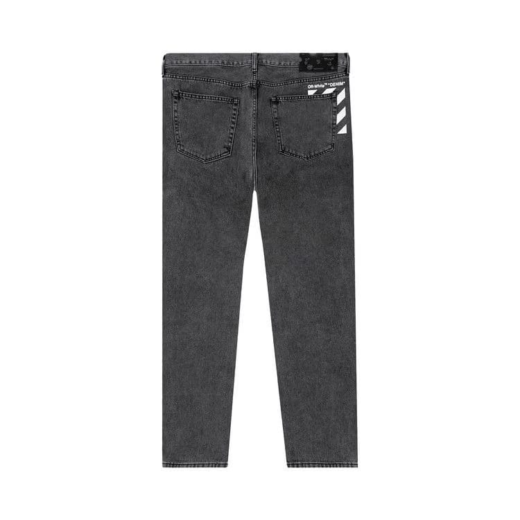Off-White Diag PKT Skinny Jeans Medium Grey/White