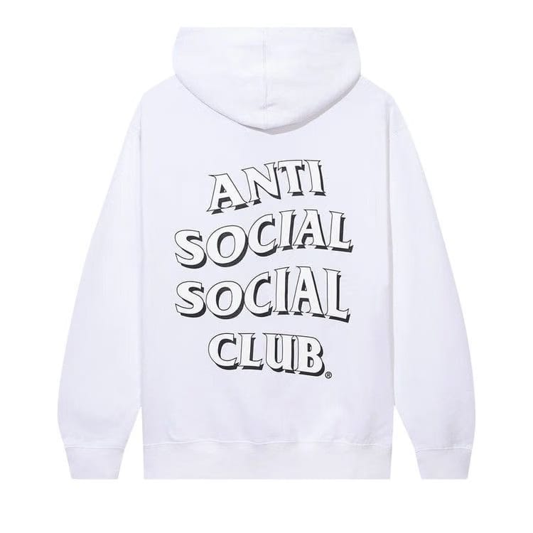 Anti Social Social Club Hot Nights Zip Hoodie White