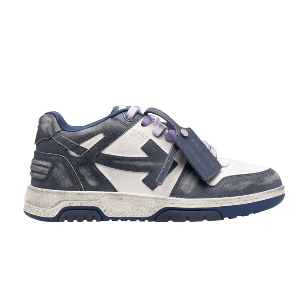 Off-White Out of Office Vintage Leather Navy Blue