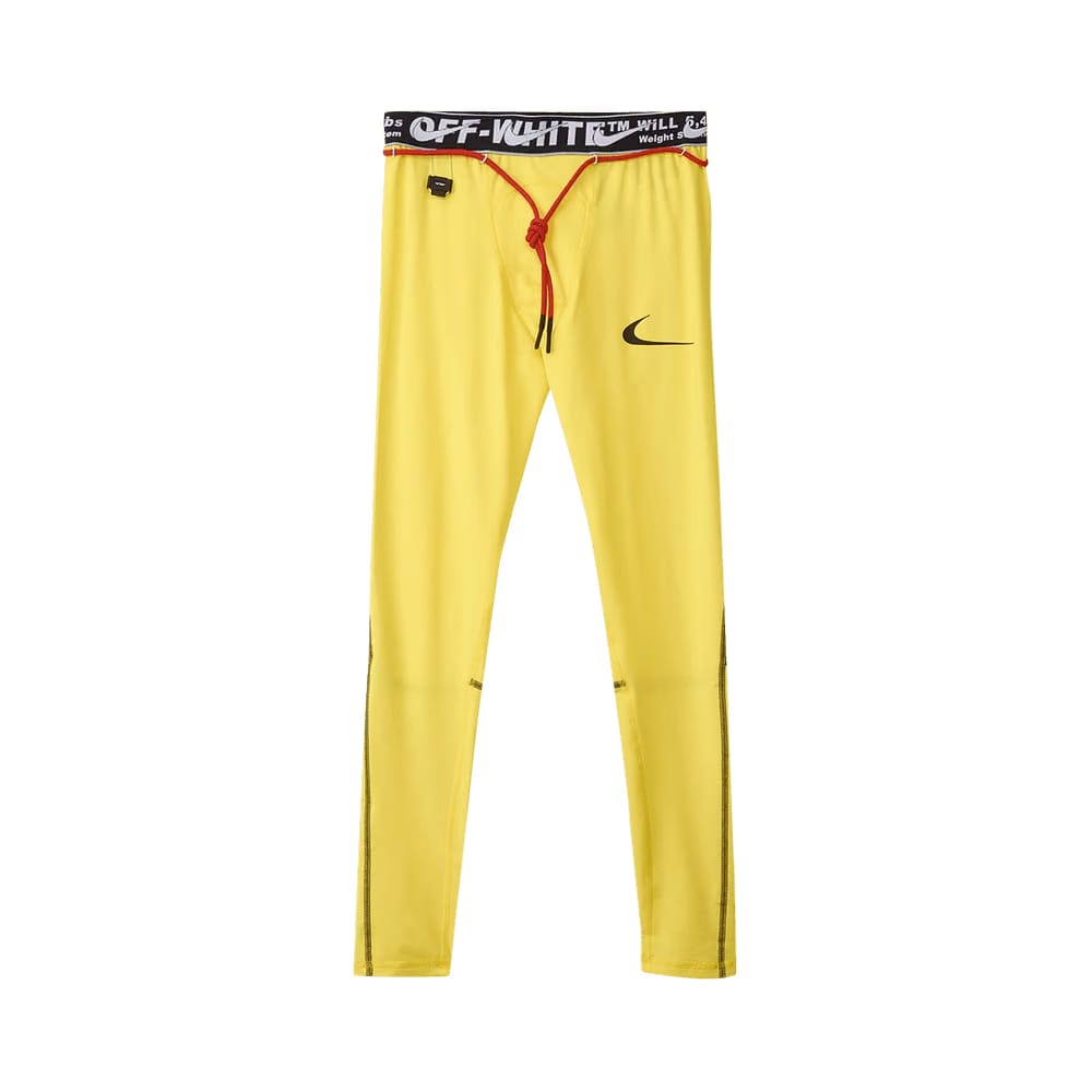 Nike x Off-White Running Tights Opti Yellow