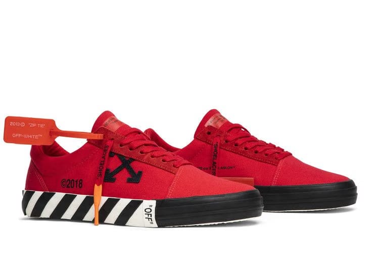 Off-White Vulc Low Top Red