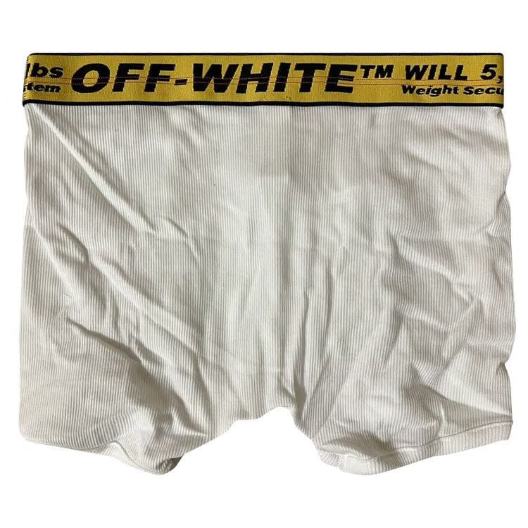 Off-White Classic Industrial Waistband Boxers White
