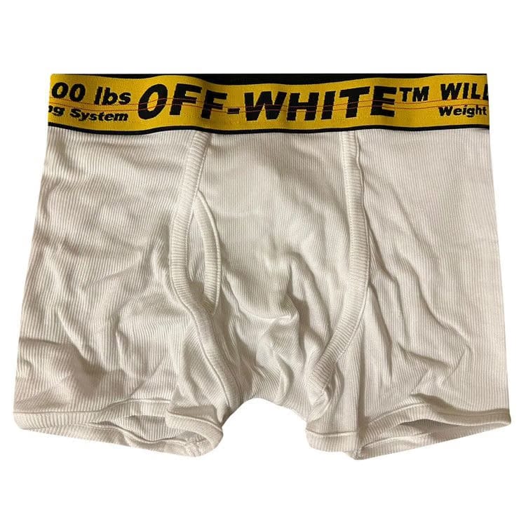 Off-White Classic Industrial Waistband Boxers White