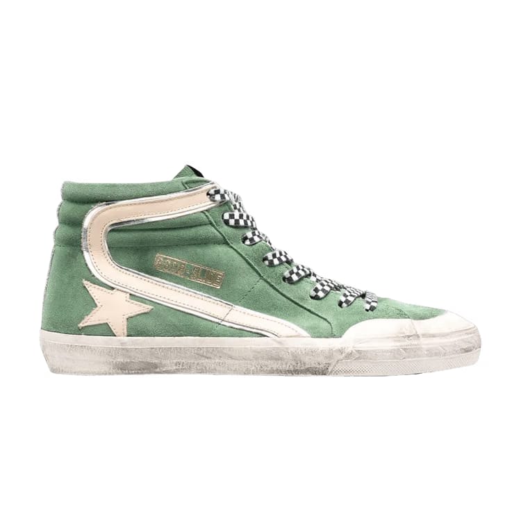 Golden Goose Slide Penstar Classic Sneaker Wood Green