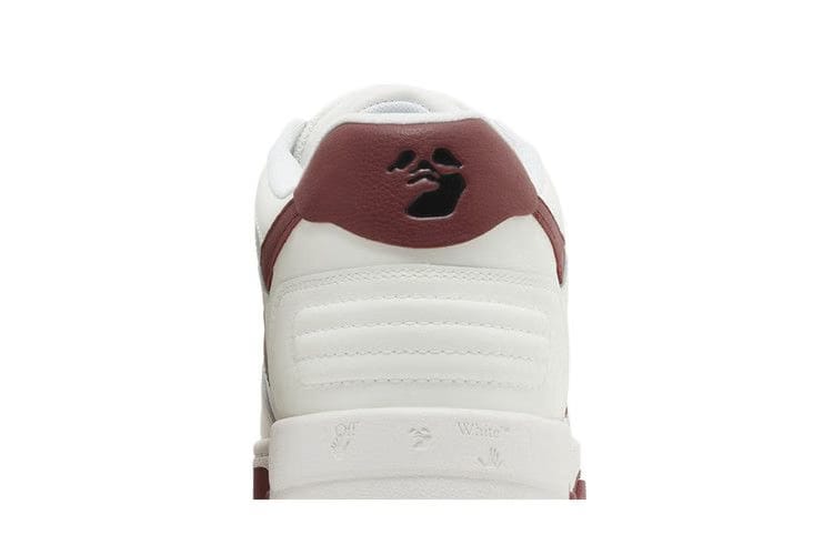 Off-White Out of Office White Burgundy