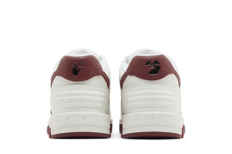 Off-White Out of Office White Burgundy