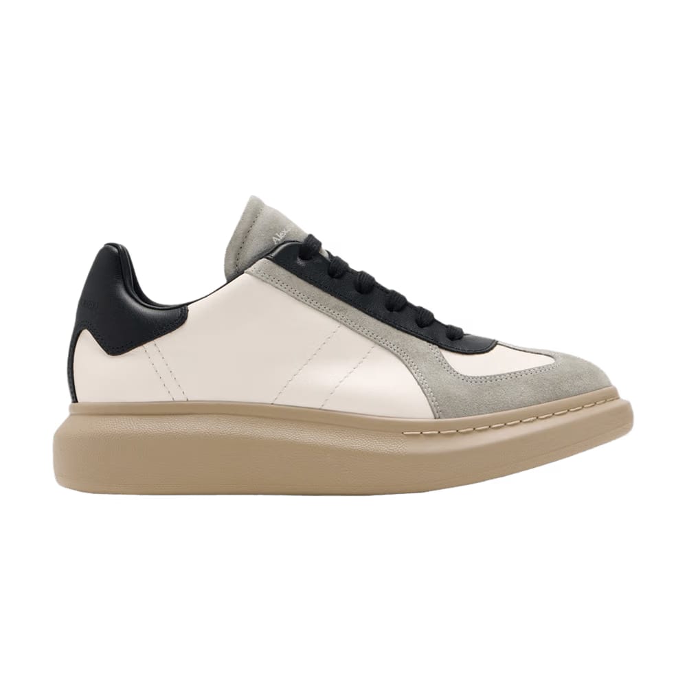 Alexander McQueen Oversized Retro Sneaker Off White Grey Black