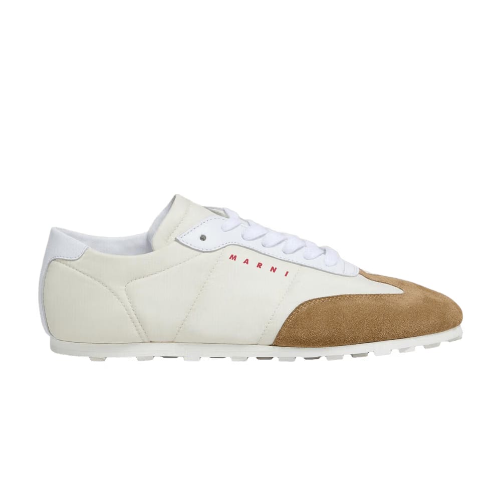 Marni Softy Soccer Sneaker Off White Desert