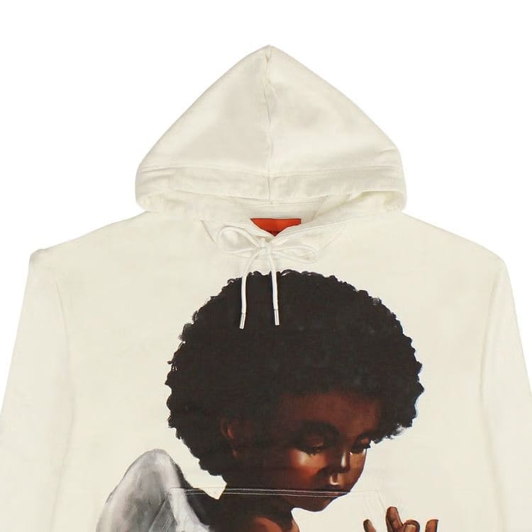 Who Decides War Sacred Being Hooded Pullover White