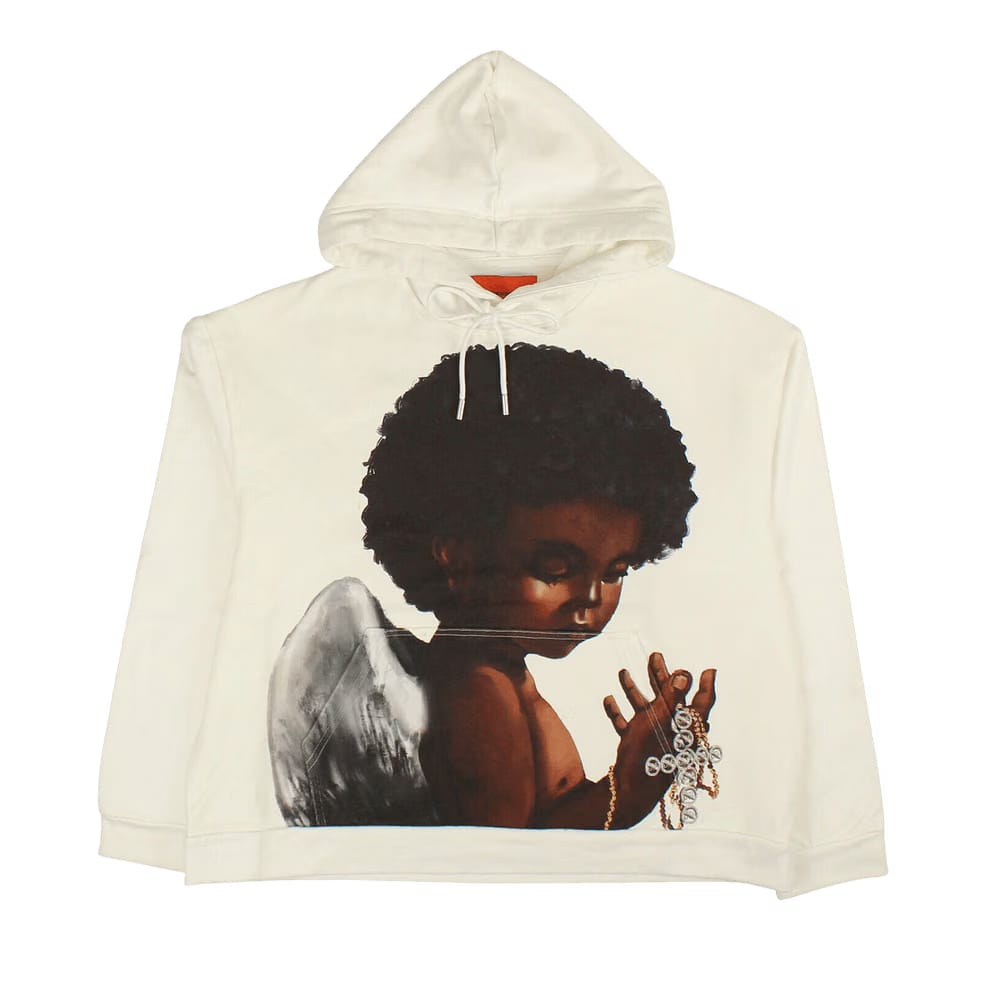 Who Decides War Sacred Being Hooded Pullover White