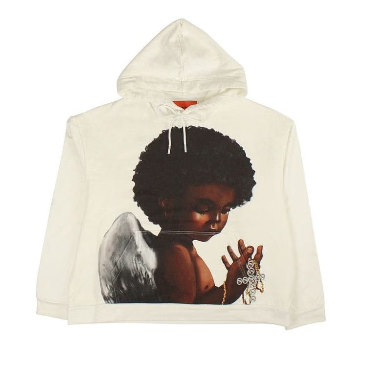 Who Decides War Sacred Being Hooded Pullover White