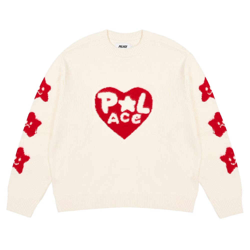 Palace Cosy Knit Soft White