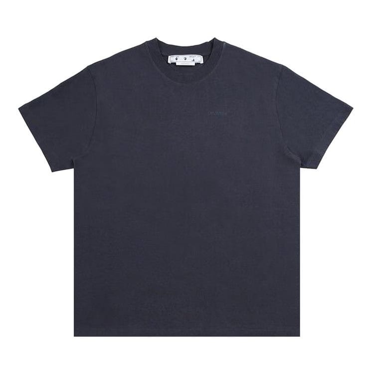 Off-White Diag Tab Over Shorts-Sleeve T-Shirt Outer Space