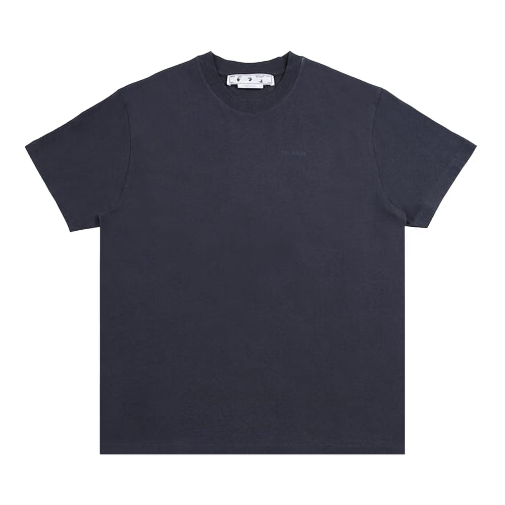 Off-White Diag Tab Over Shorts-Sleeve T-Shirt Outer Space