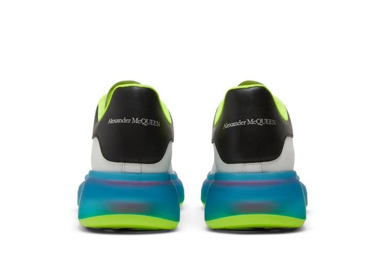 Alexander McQueen Oversized Sneaker Transparent Sole - White Iridescent
