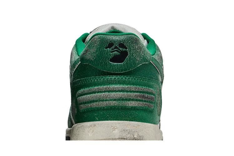Off-White Out of Office Vintage Leather White Green