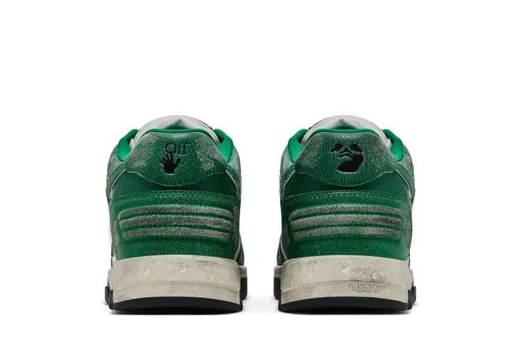 Off-White Out of Office Vintage Leather White Green
