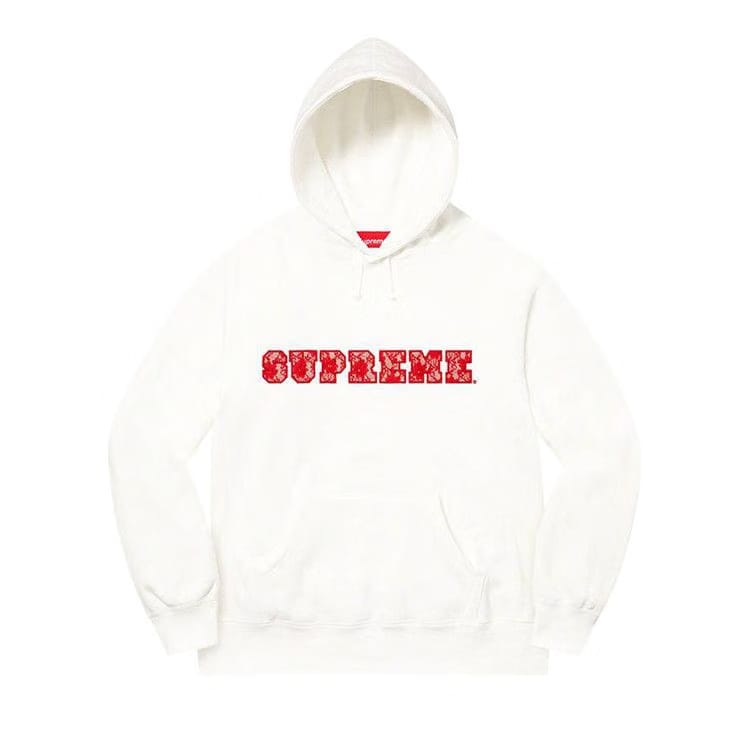 Supreme Lace Hoodie White