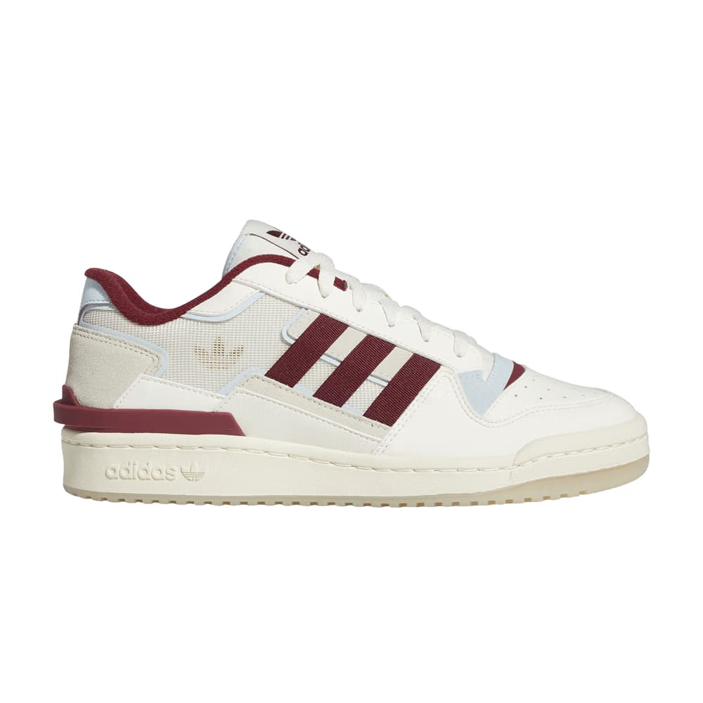 Adidas Forum Exhibit Low Off White Burgundy