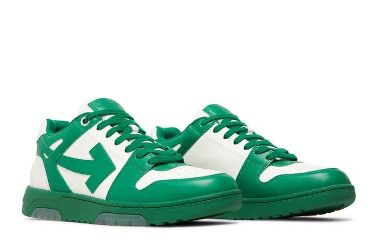 Off-White Out of Office Low Dirty White Green