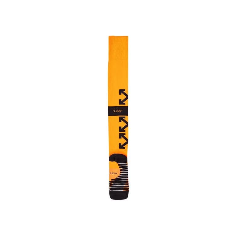 Off-White x Nikelab Mercurial NRG x Football Socks Orange/Black/Total Orange