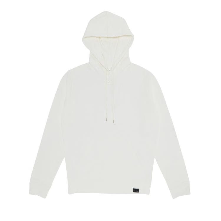 Courrèges Fleece Hoodie Hoodie Heritage White