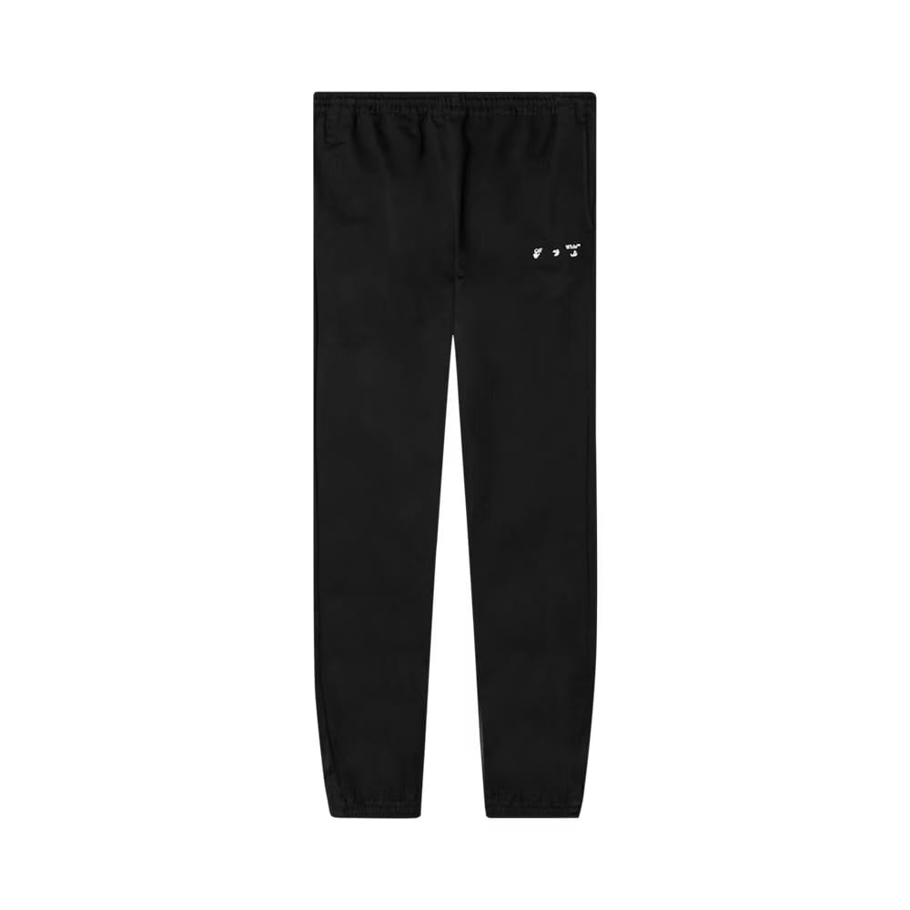 Off-White Logo Casual Pant Black