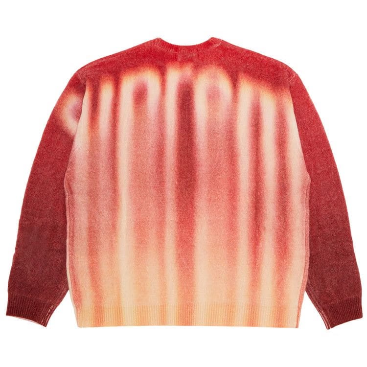 Supreme Blurred Logo Sweater Red
