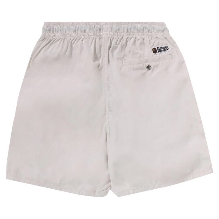 BAPE Ape Head One Point Beach Shorts Grey