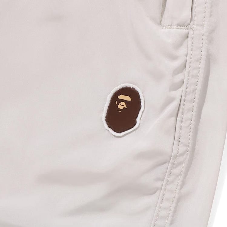 BAPE Ape Head One Point Beach Shorts Grey