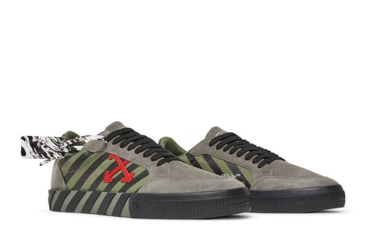 Off-White Vulc Sneaker Low Khaki Red