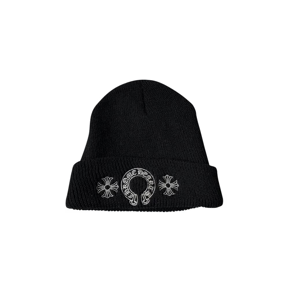 Chrome Hearts Horseshoe Beanie Black