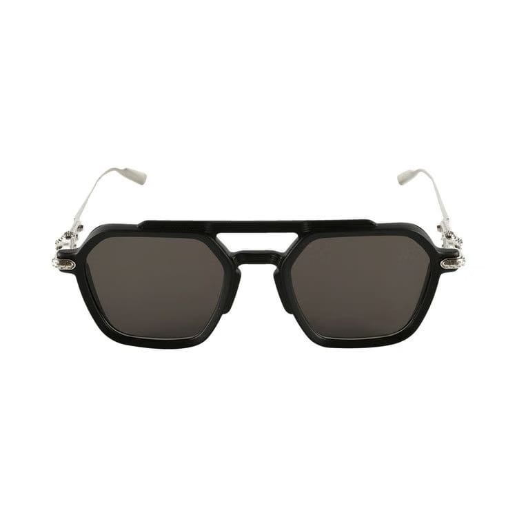 Chrome Hearts Fuckery Sunglasses Matte Black/Shiny Silver