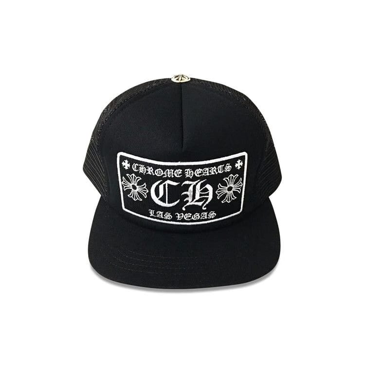 Chrome Hearts Ch Las Vegas Trucker Hat Black