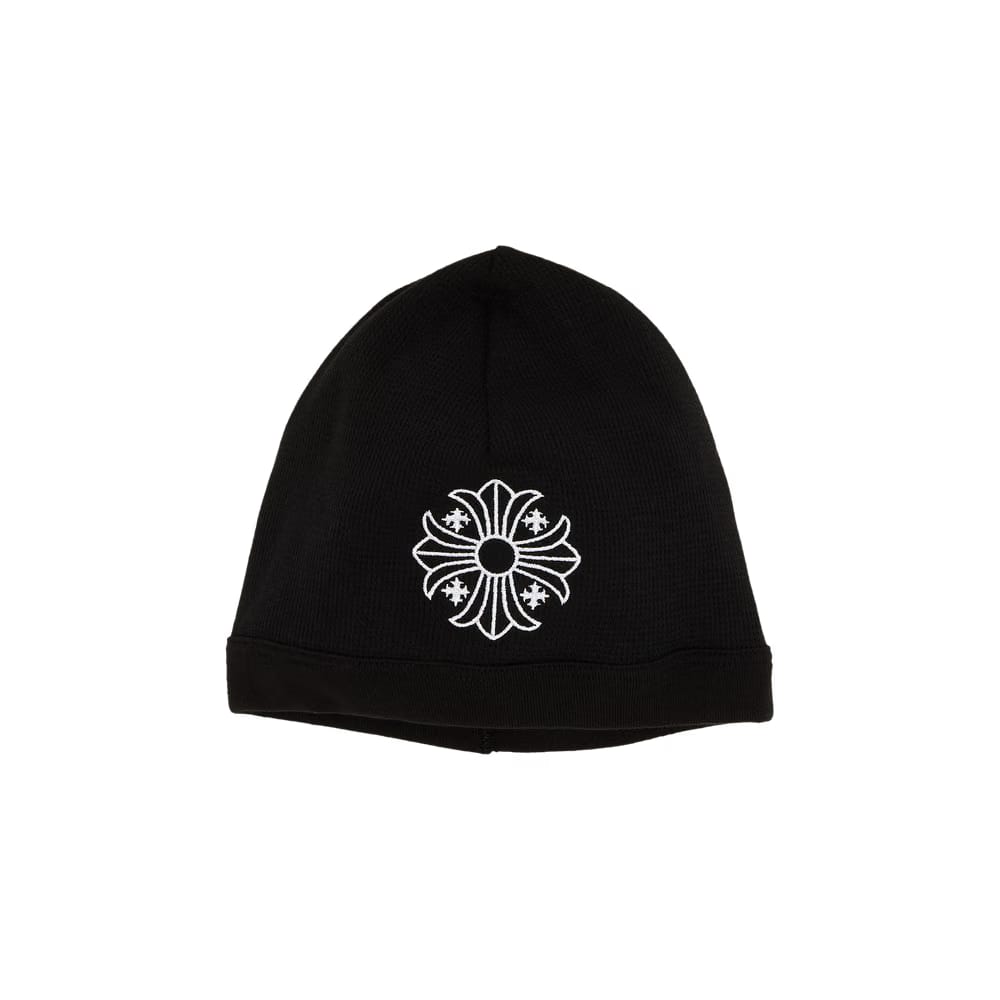 Chrome Hearts Skull Cross Logo Beanie Black/White