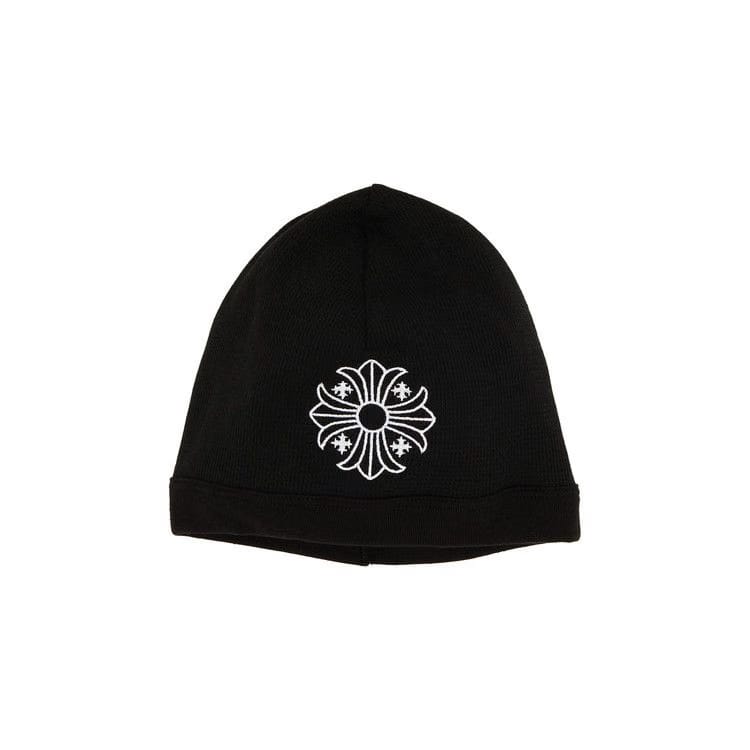 Chrome Hearts Skull Cross Logo Beanie Black/White