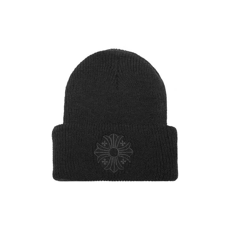 Chrome Hearts Plus Cross Beanie Black/Black