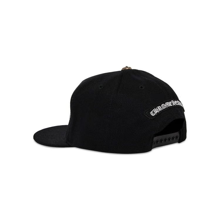 Chrome Hearts Horseshoe Denim Snapback Black