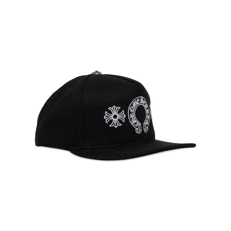 Chrome Hearts Horseshoe Denim Snapback Black
