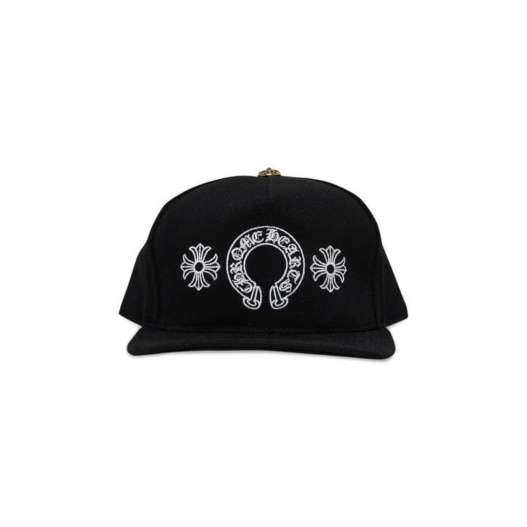 Chrome Hearts Horseshoe Denim Snapback Black